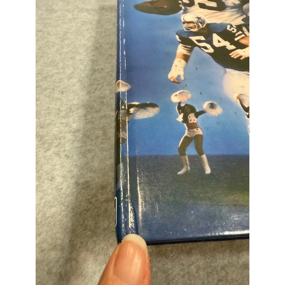 Official Dallas Cowboys‎ Bluebook 1980 Hardcover Team Yearbook NFL Vintage